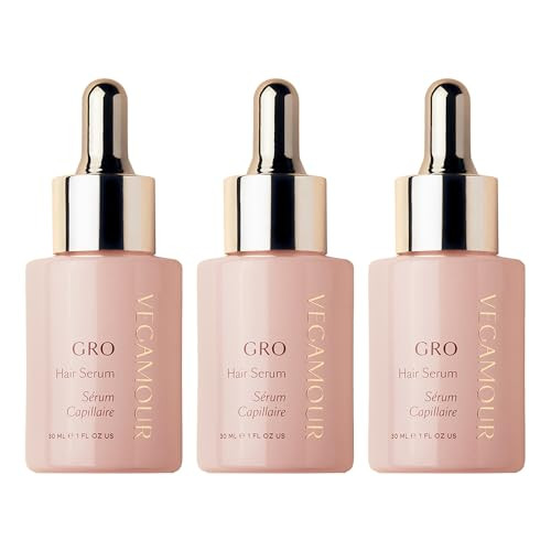 VEGAMOUR GRO Hair Serum for Hair Thinning Thicker Fuller Looking Hair Non Oily Tonic 3 pack 90 day supply