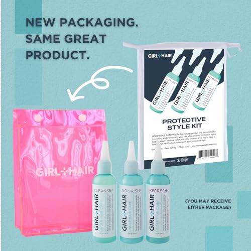 GIRL HAIR TRAVEL SET 3 X 3 4floz CLEANSENOURISH REFRESH