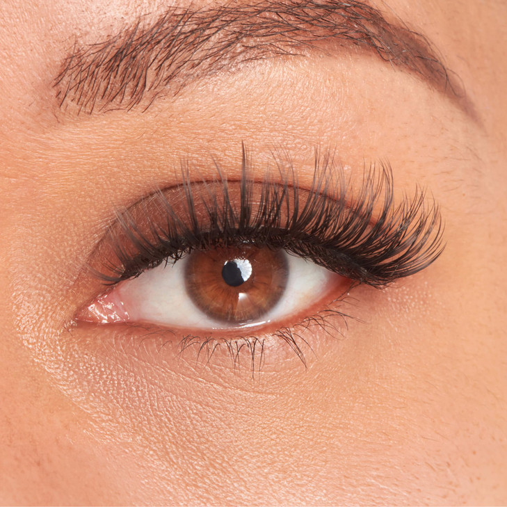 KISS Lash Couture LuXtensions Collection False Eyelashes, Flat Lash Technology, Super Slim Lash Band, Real Lash Extension Fibers, Reusable, Style Ro