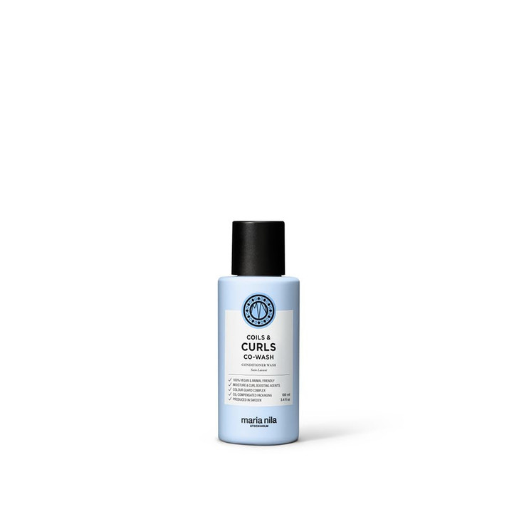 Maria Nila Coils Curls Finishing Hair Mask 85 Fl Oz For Curly Wavy Hair Jojoba oil to Stay Hydrated while Washing