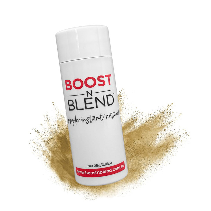 Boost N Blend Scalp Concealer Hair Powder and Cotton Fibers for Thinning Hair Visible Scalp 25g088oz Hair Volumizer for