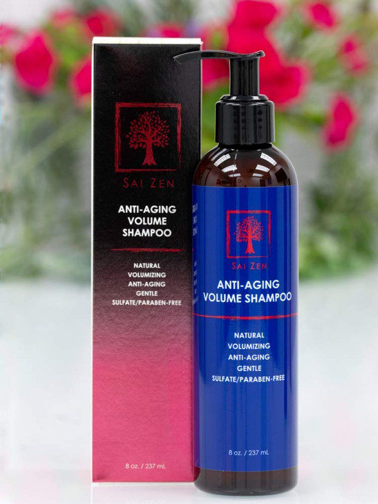 Sai Zen AntiAging Volume Shampoo AntiThinning and Volumizing Formula Made in USA Sulfate and Paraben Free All Hair Types