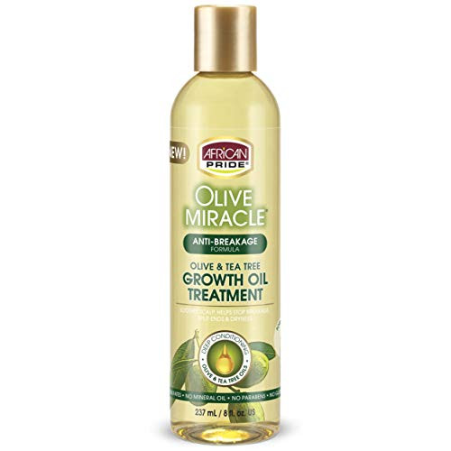 African Pride Olive Miracle AntiBreakage Maximum Strengthening Growth Oil 237 ml8 floz