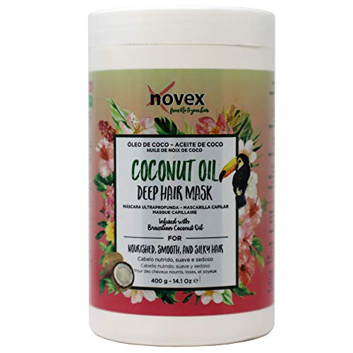 NOVEX Coconut Oil Hair Mask with Pure 100 Organic Coconut Oil 14 Oz Jar
