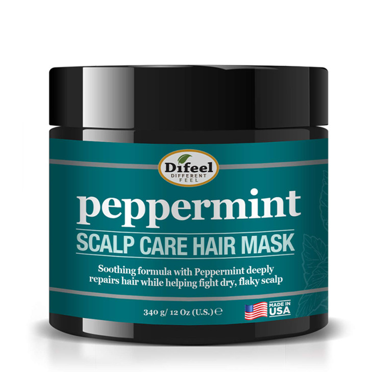 Difeel Peppermint Scalp Care Hair Mask 12 oz