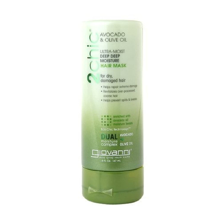 Giovanni 2chic UltraMoist Deep Deep Moisture Hair Mask Avocado Olive Oil 5 fl oz 147 ml by AB