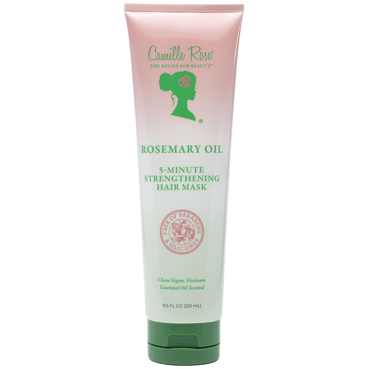 Camille Rose Rosemary Oil 5Minute Deep Strengthening Hair Mask and Conditioner with Natural Castor Peppermint and Rosema