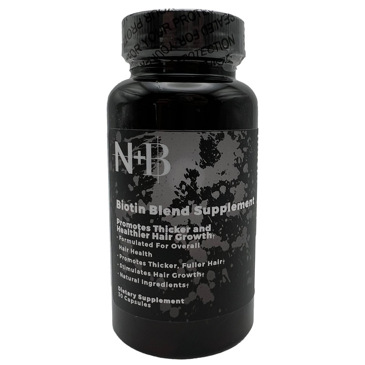 Nicole Brizee NB Hair Growth Vitamins with Biotin Vitamin C Zinc and Vitamin B12 NaturalBased Hair Care Formula Made in