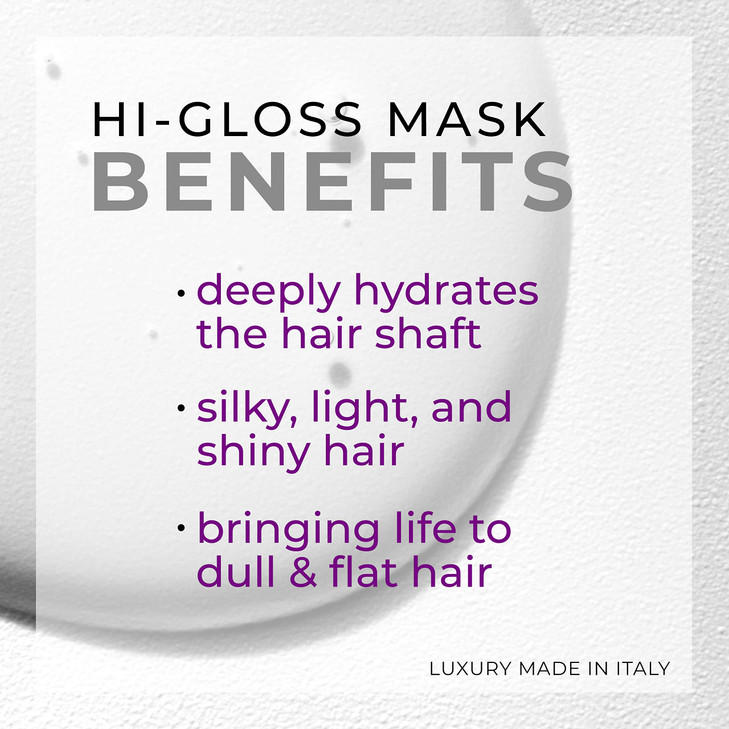 Diego dalla Palma HiGloss Hair Mask Intensive ShineEnhancing Treatment Brings Vital Shine And Leaves Hair HealthyLooking