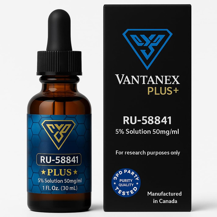 Vantanex RU58841 Plus 5 with Biotin BComplex CoQ10 Hair Serum 30mL