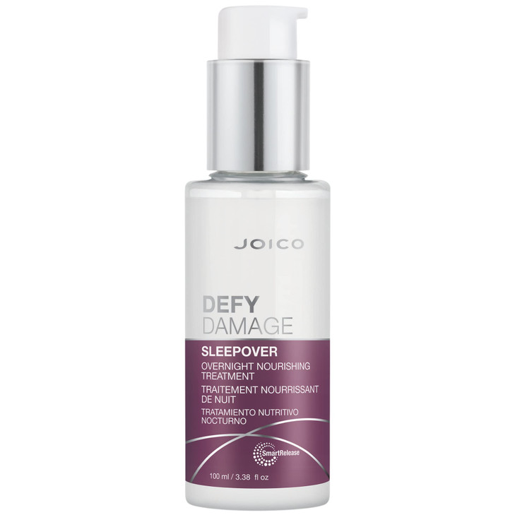 Joico Defy Damage Sleepover Overnight Nourishing Treatment Instantly Softens Smooths Strengthen Bonds Reduce Breakage Sp