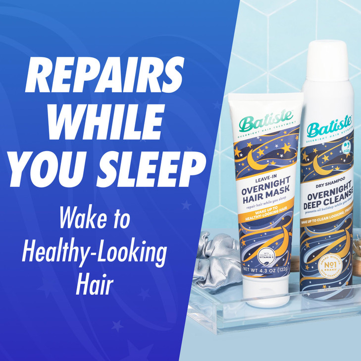 Batiste Overnight Deep Conditioning LeaveIn Hair Mask Repair Hair Hair Conditioner Nourish Dry Hair Overnight Infused wi