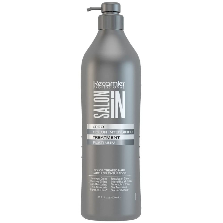 SalonIn Recamier Platinum Color Intensifier Treatment Mask Tratamiento Saloon In 338 Ounces 1000 Mililiter
