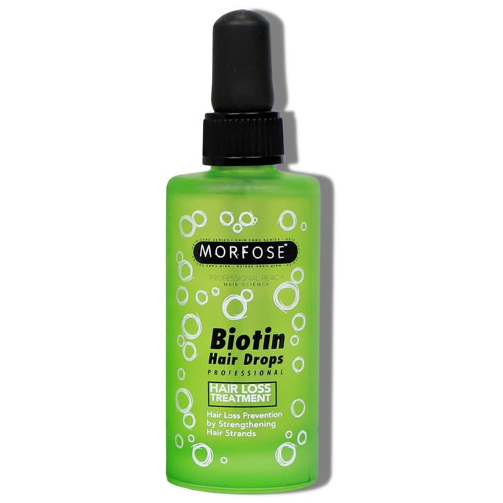 Morfose Biotin Hair Drop Nourishing Hair Care Solution for Promoting Growth Strengthening and Improving Texture Suitable