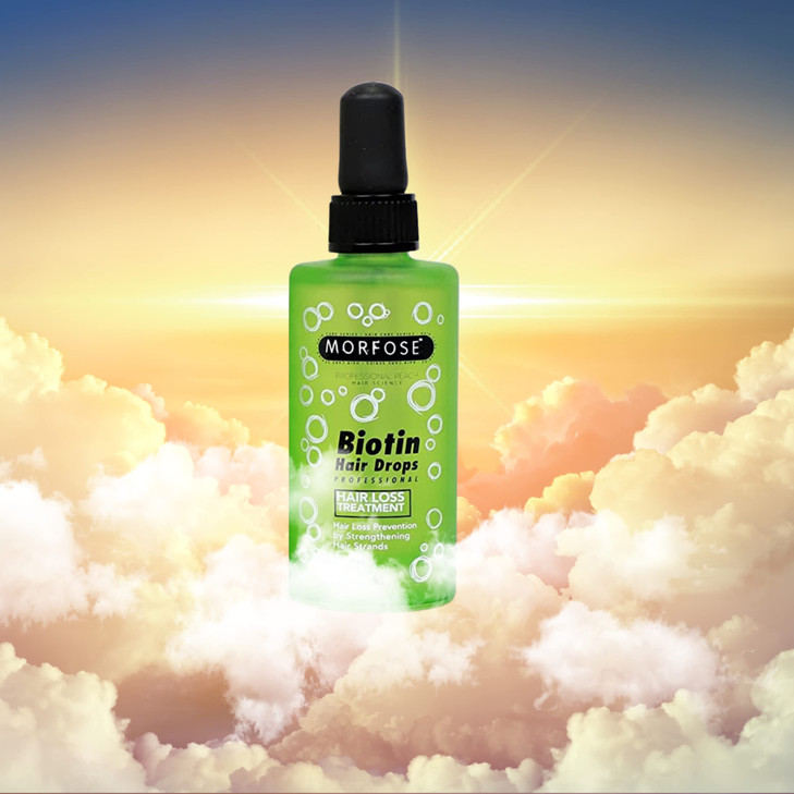 Morfose Biotin Hair Drop Nourishing Hair Care Solution for Promoting Growth Strengthening and Improving Texture Suitable