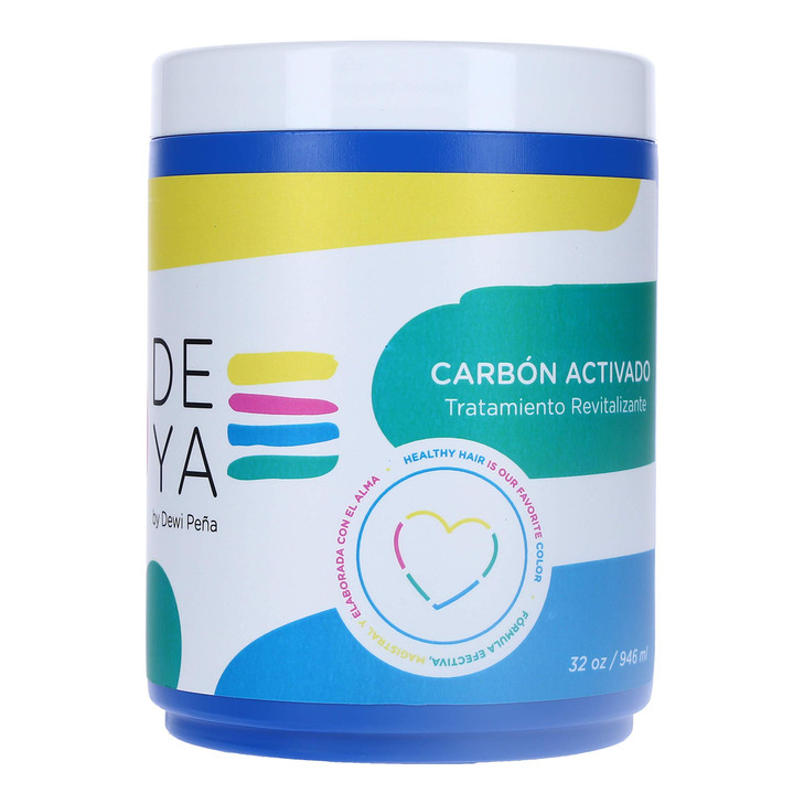 DEYA Carbon Activado Activated Charcoal Mask for Deep Hydration and Repair Very Damaged Hair and Split Ends 32 OZ