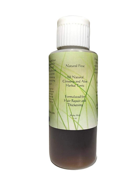 Natural First Ginseng and Aloe Vera Hair Growth Thickening and Repair Serum 2 oz