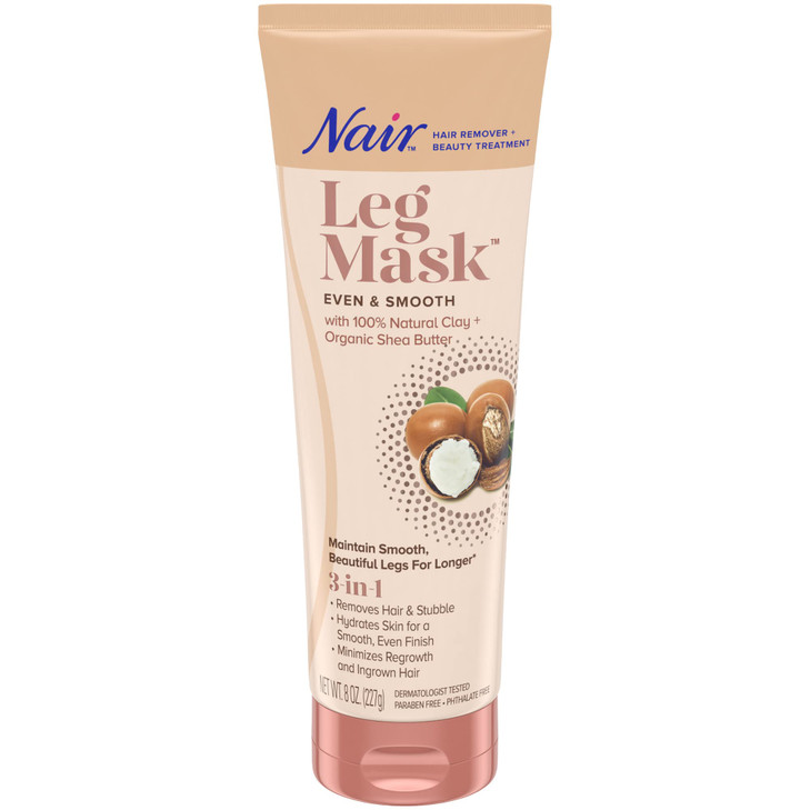 Nair Hair Remover Beauty Treatment Leg Mask Even and Smooth Shea Butter 80oz