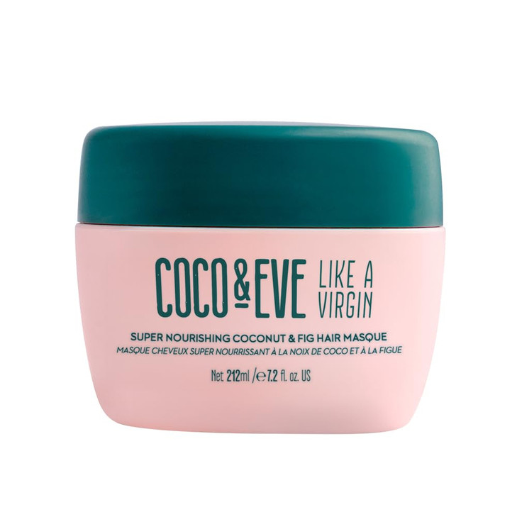 Coco Eve Like a Virgin Hair Masque Coconut Fig Hair Mask for Dry Damaged hair with Shea Butter Argan Oil for Hair Repair