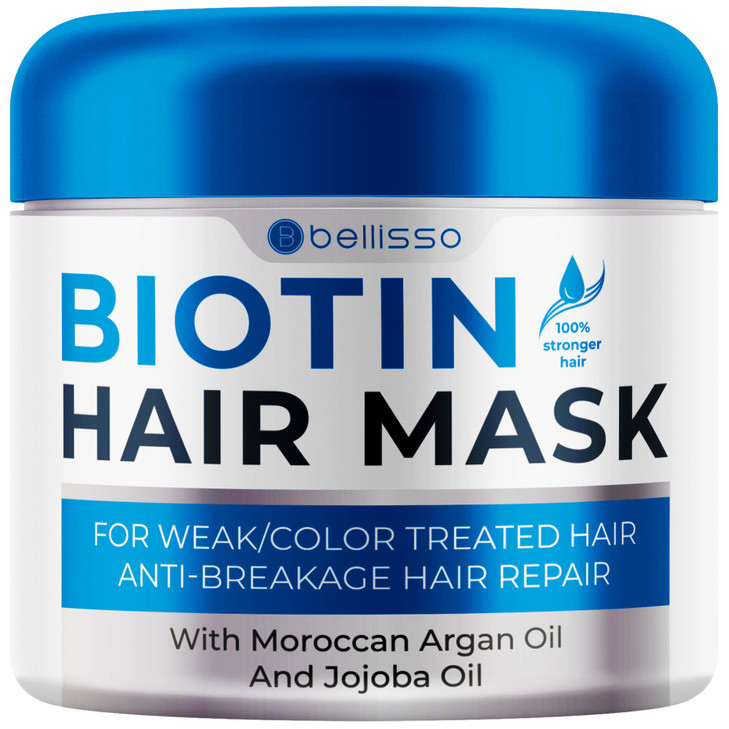 Biotin Hair Mask Volume Boost and Deep Conditioner for Dry Damaged Hair Hydrating Repair Treatment for Women and Men Moi