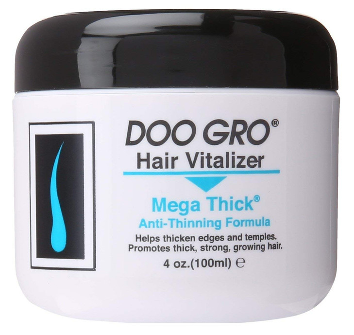 DOO GRO Medicated Hair Vitalizer Mega Thick AntiThinning Formula 4 oz Pack of 4
