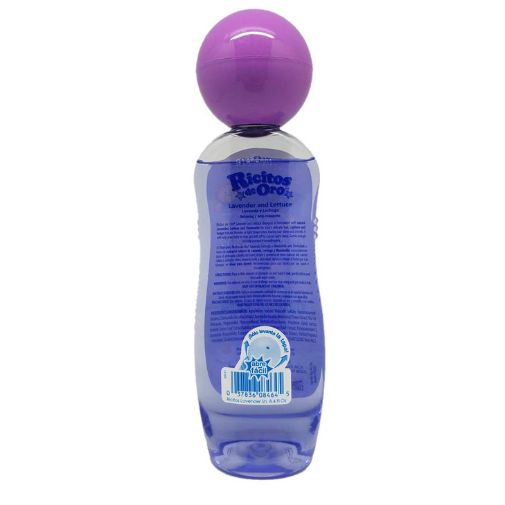 Ricitos de Oro Lavender Baby Shampoo Para Bebe 845 Oz MZ22719