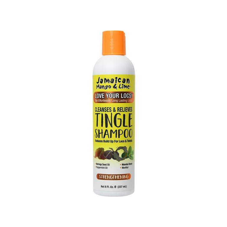 Jamaican Mango Lime Love Your Locs Tingle Shampoo Gentle yet Deep Cleansing Scalp Tingling Shampoo for Textured Hair Hyd