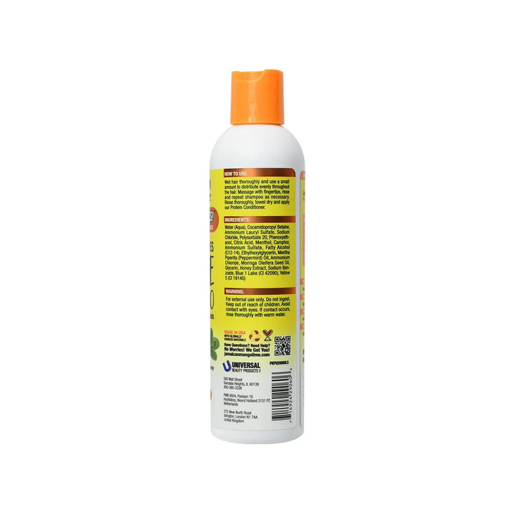 Jamaican Mango Lime Love Your Locs Tingle Shampoo Gentle yet Deep Cleansing Scalp Tingling Shampoo for Textured Hair Hyd