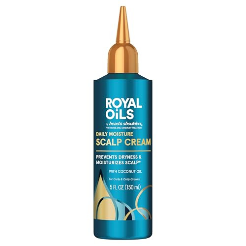 Head Shoulders Royal Oils Daily Moisture Scalp Cream Treatment Formulated with 1 Pyrithione Zinc AntiDandruff Scalp Care
