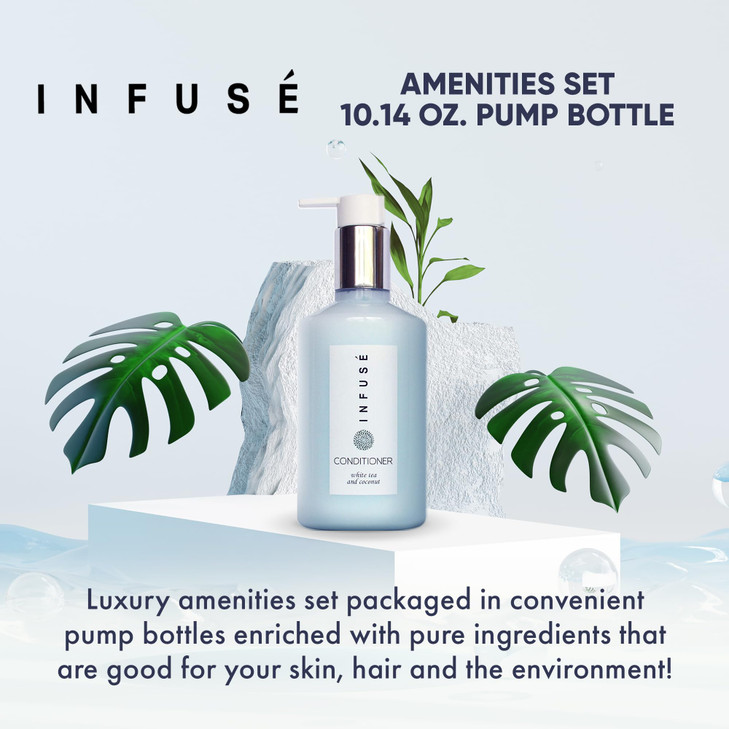 Terra Pure Infuse Conditioner Retail Size Hotel Amenities 1014 oz Single