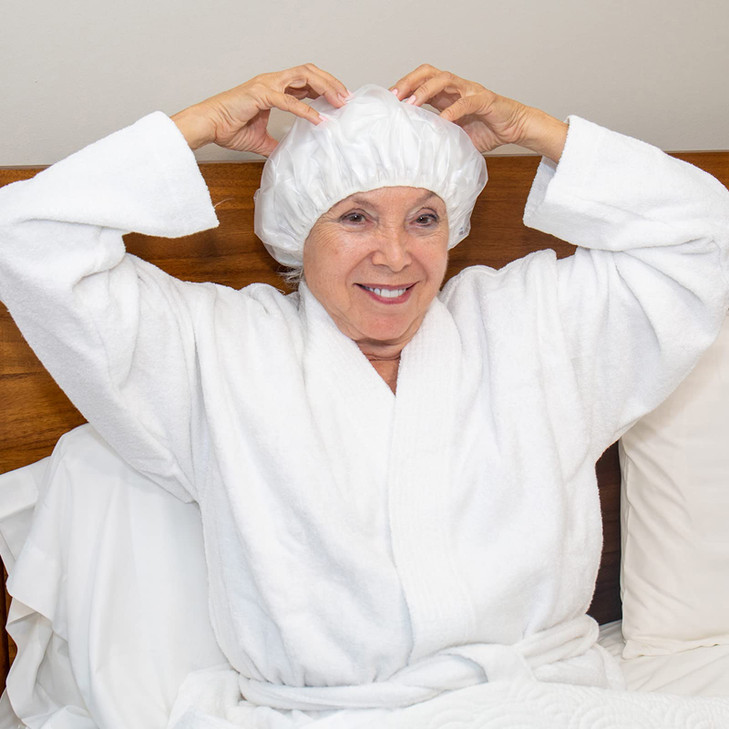 Comfort Bath RinseFree Shampoo Cap