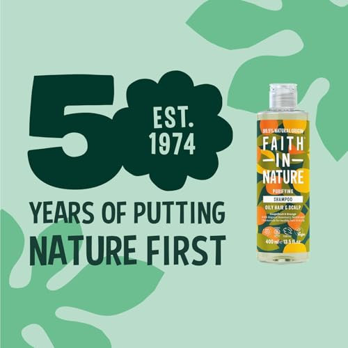 Faith In Nature Grapefruit and Orange Invigorating Shampoo For Normal To Oily Hair 400ml