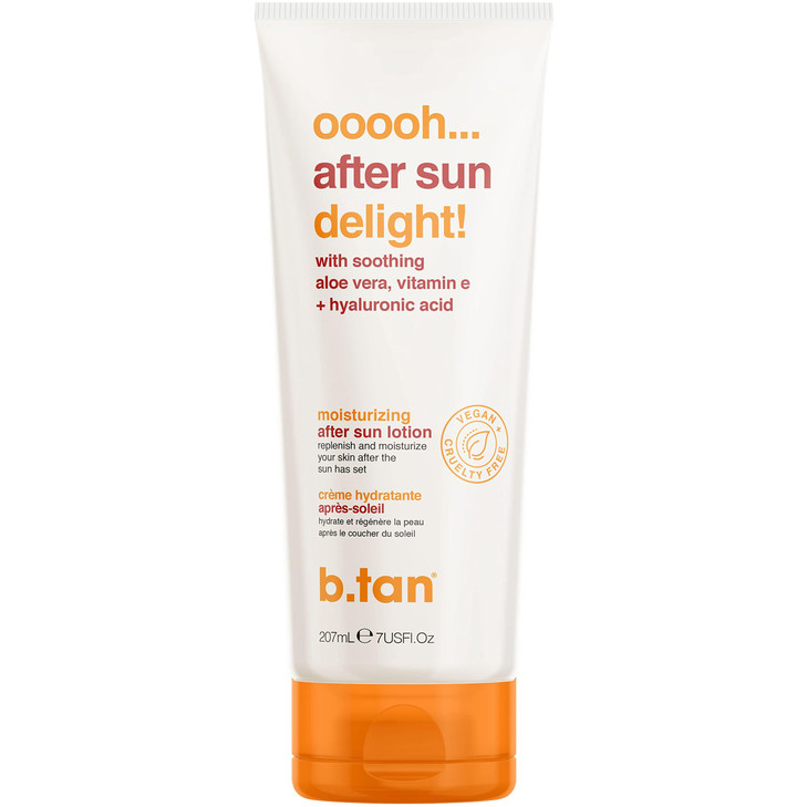 B.TAN After Sun Lotion | Ooooh Aftersun Delight - Aloe Vera & Hyaluronic Acid, Sun Burn Pure Skin Relief, Moisturizing, Soothing, Face & Body Cream,