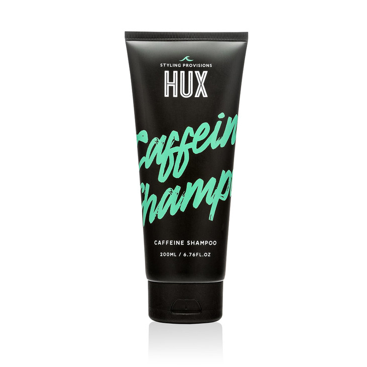 HUX caffeine Shampoo a hair and beard shampoo with a unique blend of Aloe Vera invigorating Caffeine and refreshing patc