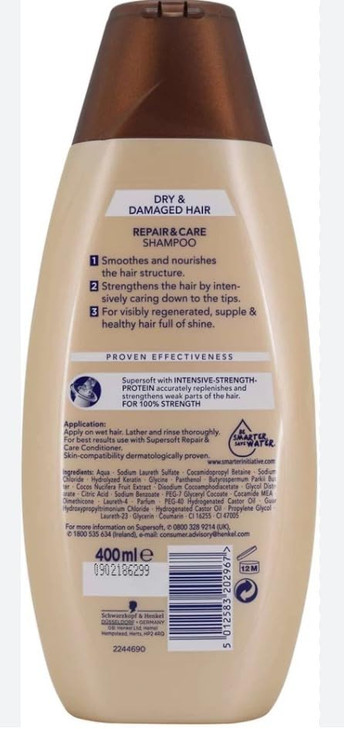 Schauma Repair Damaged Dry Hair Shampoo For Women 250ml Repair and Care