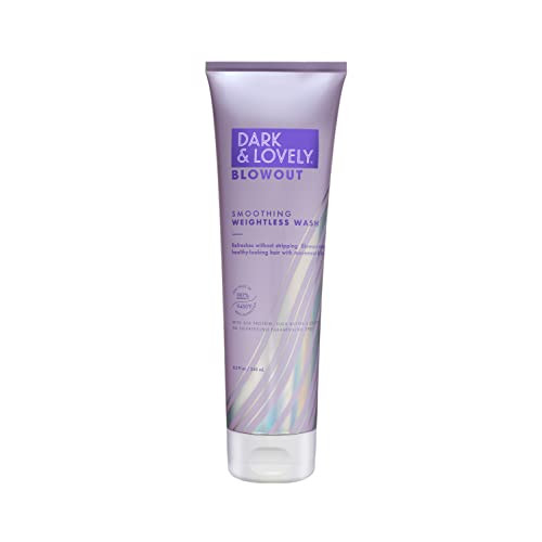 SoftSheenCarson Dark and Lovely Blowout Hydrating Sulfate Free Shampoo with Castor Oil For Curly Hair All Hair Types 85
