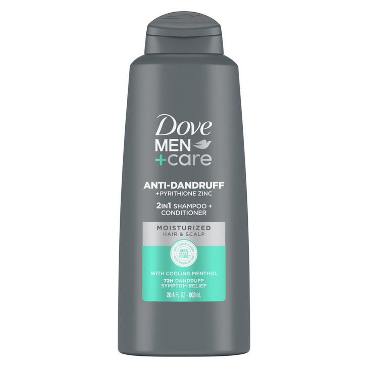 DOVE MEN CARE DermaCare Scalp 2in1 Shampoo and Conditioner Dandruff Defense for Dry Scalp Hair Care and Dandruff Treatme