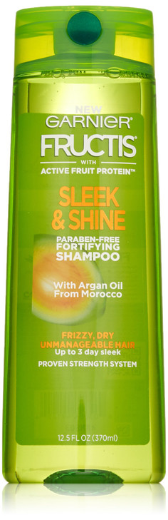 Garnier Fructis Sleek Shine Shampoo Frizzy Dry Unmanageable Hair 125 fl oz