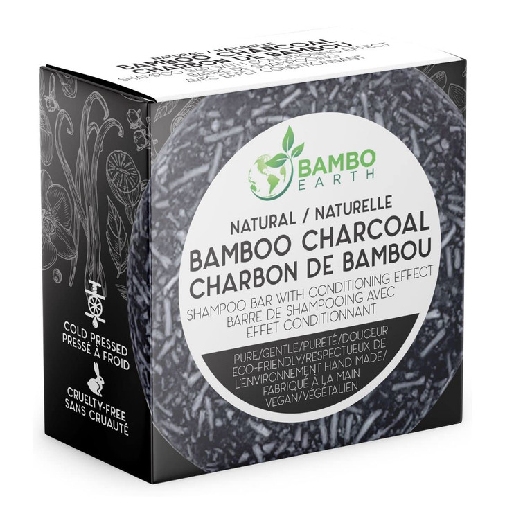 BAMBOEARTH Solid Shampoo Bar And Conditioner Effect Hair Soap 100 Organic Shampoo Bars For Hair With All Natural Plant B