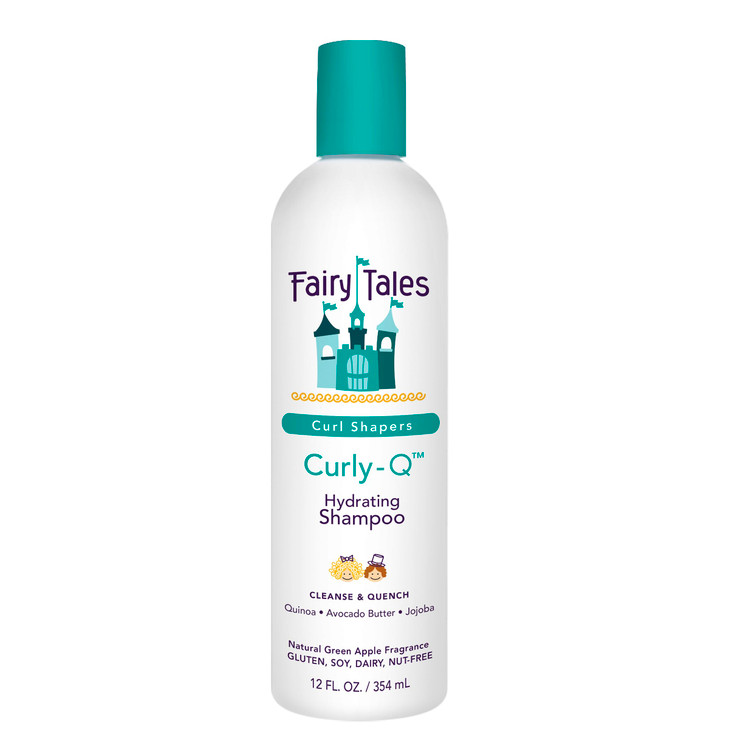 Fairy Tales Curly Q Hydrating Kids Shampoo Paraben Sulfate Gluten and Nut Free For all Types of Curls Including Multi Cu
