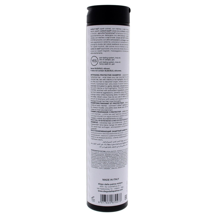 Diego dalla Palma Salvacolore AntiFading Protective Shampoo For ColorTreated Or Highlighted Hair Prevents Fading And Pro