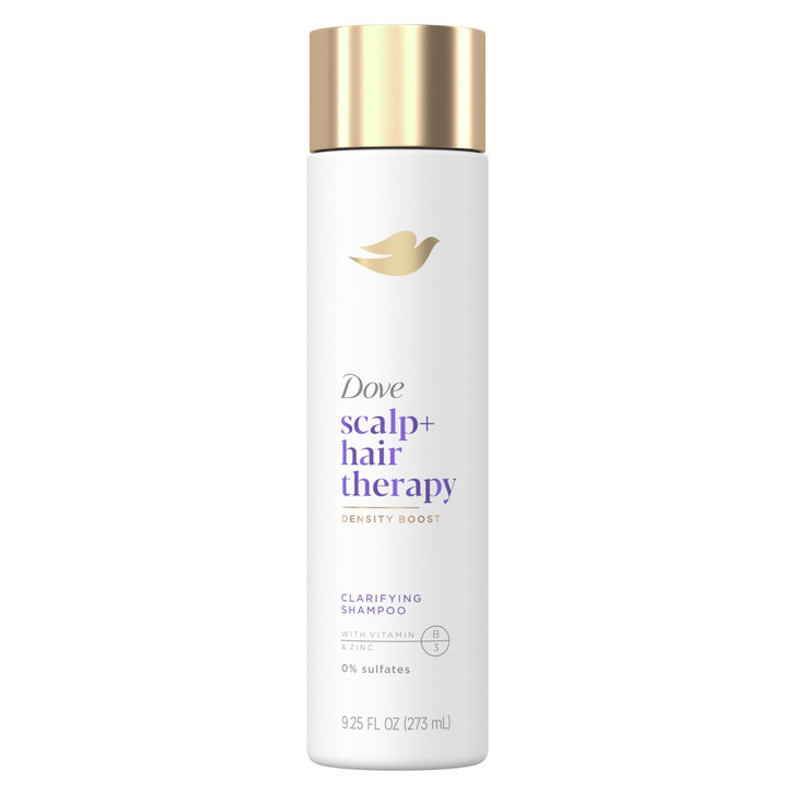 Dove Density Boost Clarifying Shampoo Scalp Hair Therapy for Gentle Cleansing with Vitamin B3 Zinc and 0 sulfates 925 oz