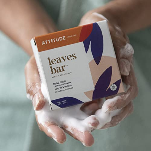 ATTITUDE Soap Bar, Natural Origin, Nourishing Cleanser for Hands and Body, Repairs and Soothes Dry skin, Avocado Oil & Shea Butter, EWG Verified & Ve