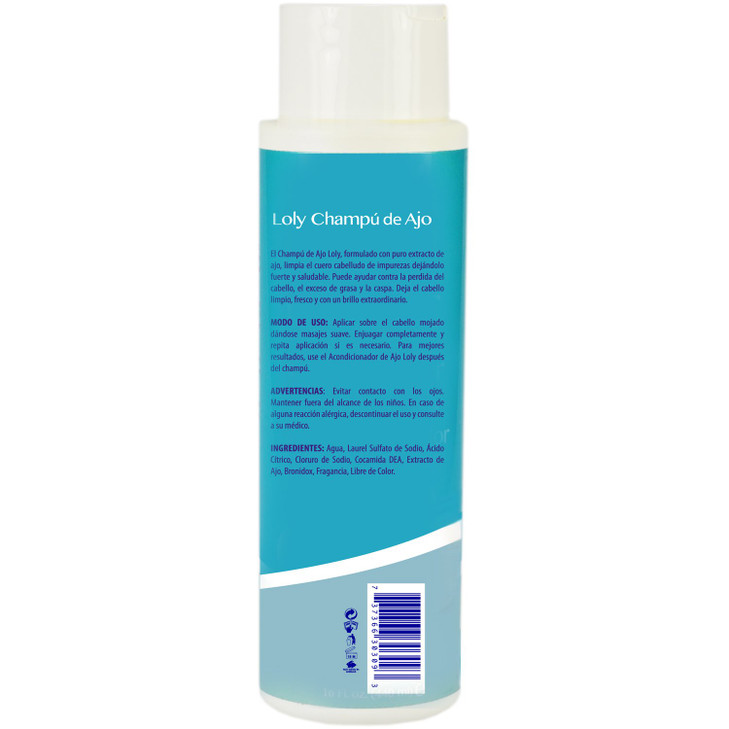 EASY LOOK Loly Garlic Shampoo Unscented 16 OZ