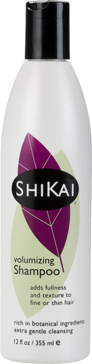 ShiKai Volumizing Shampoo 12 oz Rich in Botanical Ingredients Adds Volume Moisture Texture to Fine or Thin Hair Extra Ge