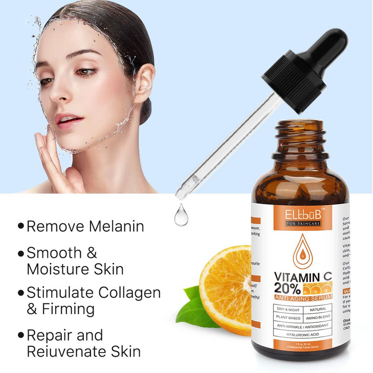 Premium 20% ??????? ? ????? - (2PACK) with Hyaluronic Acid, Retinol & Amino Acids - Boost Skin Collagen,Hydrate & Plump Skin, Anti Aging & Wrinkle Fa
