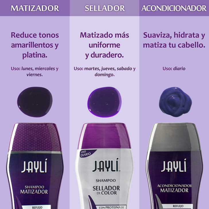Blonde Toning Shampoo Jayli Purple Toning for brassy and yellow tones 148 Fl Oz