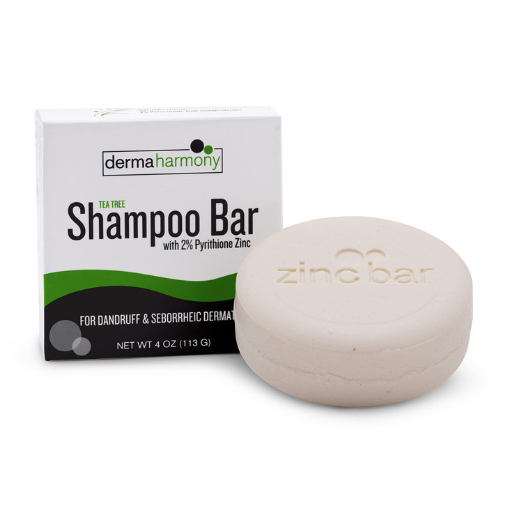 Dermaharmony 2 Pyrithione Zinc Shampoo Bar Tea Tree 4 Oz