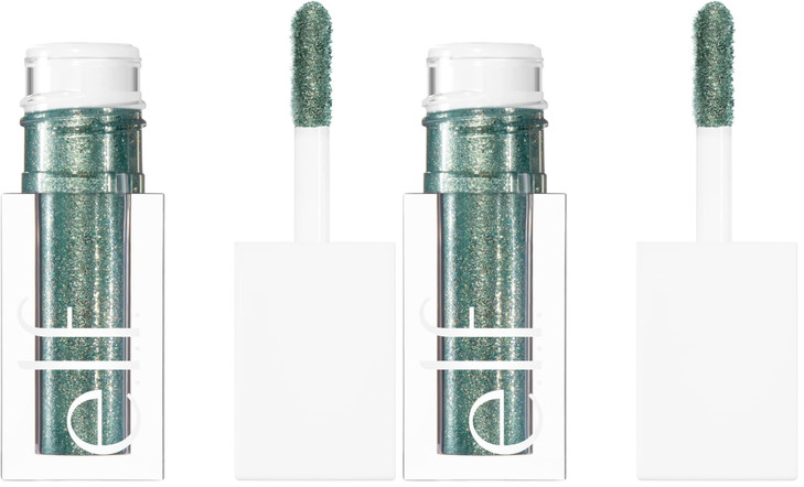 e.l.f. Liquid Glitter Eyeshadow, Long Lasting, Quick-Drying, Opaque, Gel-Based Eyeshadow for Creating High-Impact, Multi-Dimensional Eye Looks, Merma