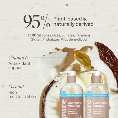 Renpure Shampoo Coconut And Vitamin E 24 Ounce